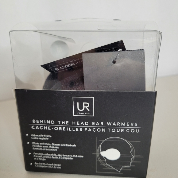 UR Powered Men's Wool Blend Behind The Head Ear Warmers - Size OS - Picture 5 of 7